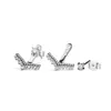 Studörhängen Princess Wish Earring med Clear CZ 925 Sterling-Silver-Jewelry