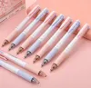 Ballpoint Pens 07mm Cute Sakura Cherry Blossoms 4 Colors Pen 56 Pcslot Japanese Kawaii School Supplies Stationery Gift1563436