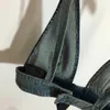 costume da bagno denim firmato da donna abbigliamento di marca per bikini estivo da donna logo moda costume da bagno per ragazza sexy 10 gennaio