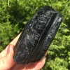 Decorative Figurines 1pcs Natural Black Tourmaline Crystal Rough Stone Rock Mineral Specimen Healing Home Decoration