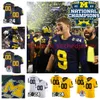 Roman Wilson 2024 campionato nazionale Michigan Football Jersey Cornelius Johnson Tyler Morris Cole Cabana Trevor Keegan Rod Moore Michigan Wolverines Maglie