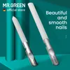 Mr.Green二重面ネイルファイルステンレス鋼マニキュアペディキュアの手入れ