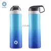 Water Bottle FJbottle Thermos Flask Double Isolation Flacon à Vide en Acier Inoxydable 316 Garder Une Bouteille d'eau Chaude et Froide Une Tasse à Sippy pour Le Sport Us YQ240110