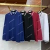 Designer Mens Polos com Logotipo Bordado 4 Cores 100% Algodão Poloshirt Casual para Homem Design Italiano Roupas Brunello Homens Outono e Inverno Camisas