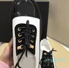 Tasarımcı Kadın Ayakkabı Glossed-Leather Loafer Siyah Spor Ayakkabı Fırçalanmış Deri Loafers Monolit Plus Platform Spor Ayakkabıları Bulutbust Günlük Ayakkabı