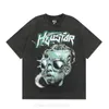 Black Hellstar S Men T S Women Designer Ss New Ts American Trendy Brand Hell Star Red Face Tee Hells Bones Skull Men S Summer 100% Cotton 148