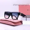 المصمم MUI MUI النظارات الشمسية دورة فاخرة أزياء رياضية استقطاب MIUI MIUI Sunglass Mens Womans New Vintage Driving Beach White Goggle Square Sun Glasses