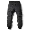 Calças de carga dos homens jogging casual algodão comprimento total militar dos homens streetwear trabalho tático calças treino plus size 240109