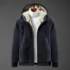 Mens Cashmere Hoodie Men Fleece Hoodies Sweatshirts Man Lamb Cashmere Overdimensionerade kläder 240110