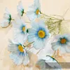 Factory direct simulation flower 4 Gesang flower wedding road lead flower decoration floral poppy flocking corn WP