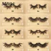 Brosses réutilisables courts cils de vison 3D articles en gros en vrac pour les affaires naturel moelleux 25MM cils de vison maquillage vaporeux faux cils