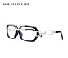 Hele Kwadraat Mannen Groot Frame Brillen Merk Designer Oversized Bril Brad T Bril Met Clear Lens Box1366748