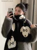 Шарфы новая мода Pubpy Cartoon Cartoon Animal Print Scarf Scarf Headsparf Winter Women Ladies Мужчины теплые шарфы мягкие пашмины Mujer мужская пленка Шаль Q240111