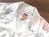 Men's Casual Shirts WAO MARIA Hawaiian Shirts Men Women 1 1 2023ss Buttons Poet Short Sleeveephemeralew