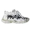 Ny Top Track Runners 7.0 Casual Shoes Platform Designer Transmit Sense Män kvinnor dekonstruktion röd graffiti vit svart lila brun vandring sneakers storlek eur35-46