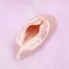 Kosmetiska väskor balettsko personlig sminkpåse rosa resor mjuk bärbar påse kreativ för läppstift ögonbrynsögonlyiner