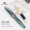 Luxury JinHao 9019 Dadao Fountain Pen Acrylic Transparent Spin 40MM Nib Stationery Office School Supplies Writing Pens 240111