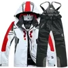 Ski Suit Men's Snowboarding Jacket Ski Pants Winter Outdoor Thermal Waterproof Windproof Snowboarding Suit 240111