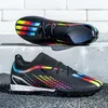 Football Shoes For Men Outdoor High-quality Breathable High-top Soccer Shoes Child Boy TF/FG Football Sports Boots 240111