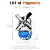 New Car Freshener Auto Parts Interior Perfume Diffuser Alloy Propeller Rotating Air Outlet Aromatherapy Clip Lasting Fragrance