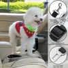 Pet Seat Cover Pet Safety Belt Dog Car Traction Rope Justerbart fordonstraktionsbälte