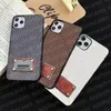 Brand Designer Phone cases for iphone 15 pro max 14 pro max 13 mini 12 11 XR XS Max 7/8 plus PU leather shell Samsung Galaxy S24 S23 S22 S21 S20 S9 S10 NOTE 20 Monogram Cover