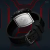 Armbandsur 2024 sportklocka för män varumärke Mark Fairwhale multifunktionell tonneau klocka mode cool svart kvarts armbandsur pojke reloj