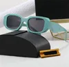Quadratische Luxusbrille Designer-Sonnenbrille Damenseite Klassische Vintage-Schild Sommer tragbare PC-Rahmen allmähliche Änderung Herren-Sonnenbrille PJ042 Q2
