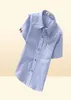 GFMY Zomeruitverkoop Shirts Casual Effen Katoen Kleur Blauw Wit Korte mouwen Jongens voor 2-14 jaar 2201256552727