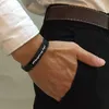 Vnox personnaliser aux Bracelets pour papa pour hommes chaîne à maillons en acier inoxydable brillant graver des citations de remerciement bijoux masculins décontractés qualifiés 240110