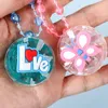 Pendentif Colliers Collier lumineux pour enfants LED Glitter Acrylique Perle Fille Anniversaire Accessoires Cadeau