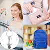 1 Set Angel Pendant Keychain Chistening Gift Keyring With Pendant Yarn Bag For Child Shower Doping Party Gift 240110