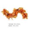 Decoratieve Bloemen Garland Kunstmatige Zonnebloem Pompoen Herfst Hangplant Voor Bruiloft Thanksgiving Halloween Tuin Decor