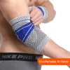 Pads Siliconen Sport-elleboogbeschermers Elastische compressie-ondersteuning Elleboogbrace Gym Basketbal Volleybal Beschermende armmouwen Crossfit