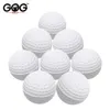 20 pièces/sac couleur vive lumière intérieur extérieur entraînement pratique Golf Sports élastiques balles en mousse PU livraison directe 240110