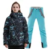 Waterproof Ski Suit Sets for Women Colorful Jackets or Pants Snow Wear Outdoor Snowboarding Clothing Girl's Fashion Winter 240111