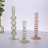 Candle Holder Wedding Decoration Glass Home Decor Table Centerpieces Accessories Hydroponics Vase 240110