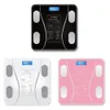 Balança de gordura corporal inteligente sem fio digital para banheiro analisador de composição corporal com aplicativo de smartphone Bluetooth carregamento USB 240110