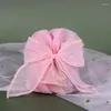 Present Wrap Organza Wedding Candy Bag Simple Solid Color Packaging Exquisite DrawString Beam Mouth