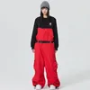 Pantalon de ski ample pour Couple, style Hip-hop, Cargo de neige, Sport alpin, chaud, coupe-vent, vêtements de Snowboard, 2024