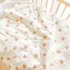 Hiver épaissir chaud né Swaddle Wrap couverture coton mousseline bébé couverture à capuche enveloppe sac de couchage garçons filles couette 240111