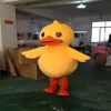 2018 Factory Big Yellow Rubber Duck Maskottchen Kostüm Cartoon Performing Kostüm 283N