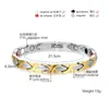 Modyle-pulsera magnética de Color dorado para mujer, brazalete con imán de salud para mujer, novia, parejas, joyería de moda 240110