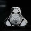 Mini-podwójny liść rąk rąk stalowy metalowy metal EDC Fidget Finger Stres