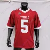 Temple Owls 축구 저지 NCAA 대학 트래본 윌리엄스 Zack Mesday Ryquell Armstead Bryant Dogbe Matakevich Anderson Wilkerson Reddick