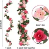 1 Stück künstliche Blumenrebe, 45 Stück/69 Stück Rose, DIY-Hochzeitsdekoration, künstliche Blume, Heimdekoration, Wandbehang, Gartenpflanzen, 240111