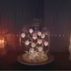 Outra decoração de casa Tulip Nightlight Feito à mão Materiais DIY Decoração de Casa Ornamento de Quarto Bonito Lâmpada de Noite Aniversário Presente de Dia dos Namorados Amigos Familyvaiduryd