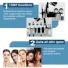 Microdermabrasion 13 en 1 hydroélectricité Chemical Peel Dermabrasion Hydro Oxygène Jet Peleling Machine Skin Care Salon Salon