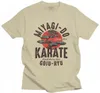 Vintage Miyagi Doen Geïnspireerd Karate Kid T-shirt Mannen Katoen Cobra Kai Tshirt Japanse Kung Fu Tee Tops Korte mouw Mode T-shirt k2066898