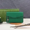 Grüne Tasche, Manhattan-Tasche, Luxus-Designer-Handtasche, schwarze Umhängetasche, Legende, doppelte Tigerkopf-Schnalle, bedruckte Stickerei, Wine God Bun, klassische Flip-Tasche, Umhängetasche